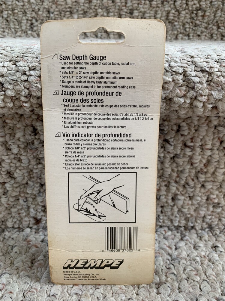 Hempe Saw Depth Gauge (#37623N)