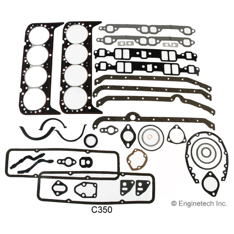 Enginetech Engine Gasket Set C350; Rebuilder for 1967-1985 Chevy 350 SBC