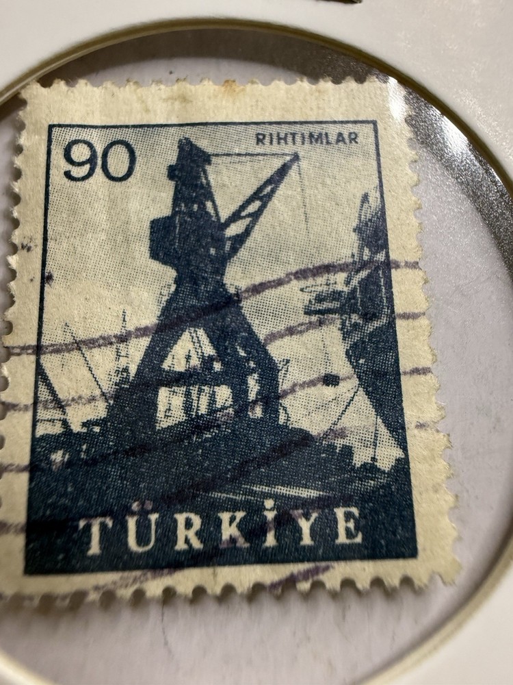 Turkey Stamp, Rihtimlar 90, Used