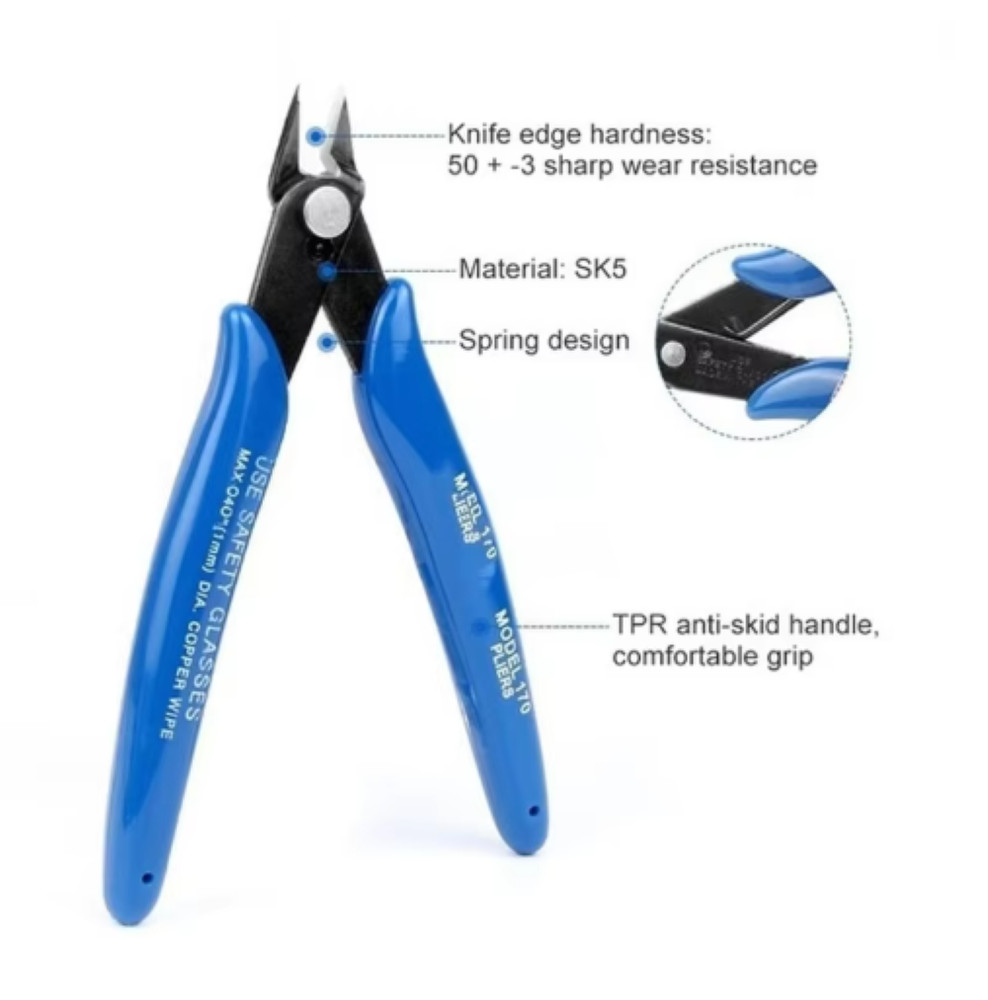 5 Inch Model Nipper, Plastic Model Tools for Beginners, Sharp Blade for Gundam