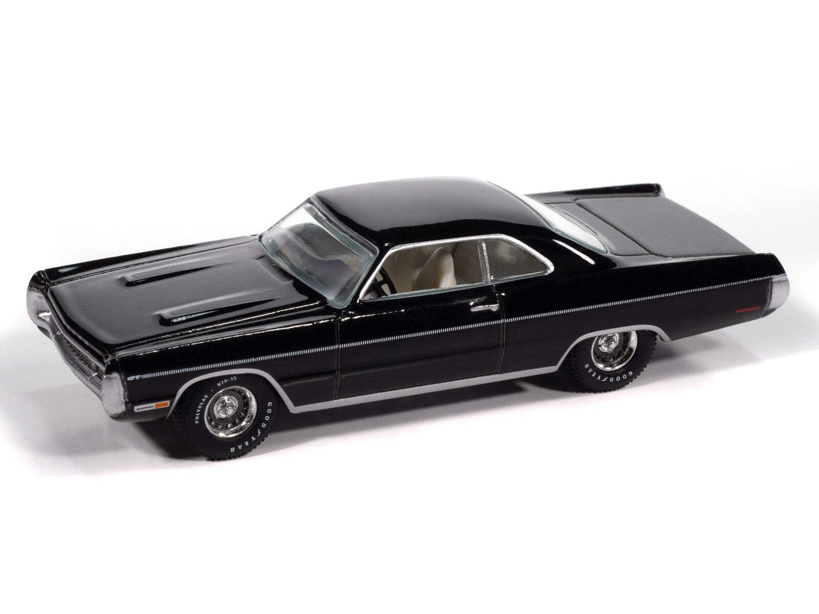 Auto World 1970 Plymouth Sport Fury GT (Black Velvet) (AW Exclusive) 1:64 Diecas