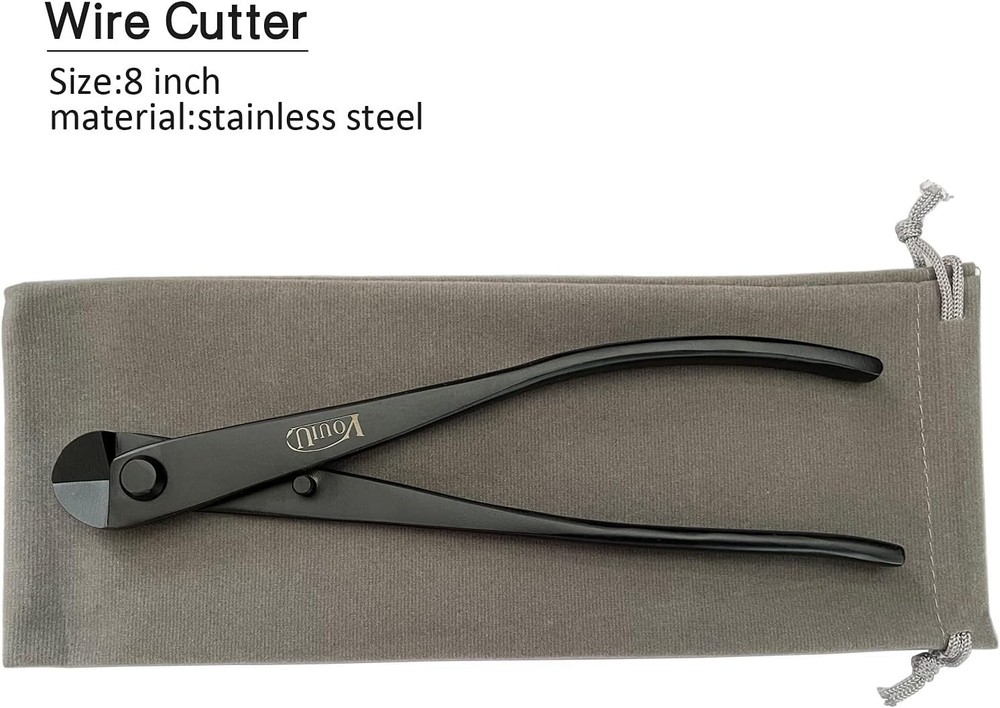 8inch Wire Cutter Bonsai Tools Black