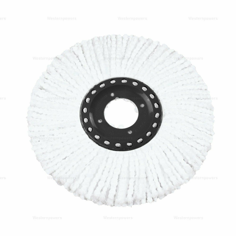 4pcs Replacement Microfiber Mop Head Refill For Spin Mop 360° Easy Cleaning Tool