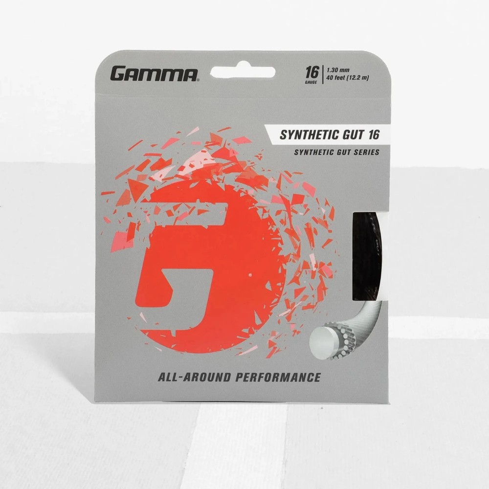 Gamma Synthetic Gut Tennis String, Control & Durability