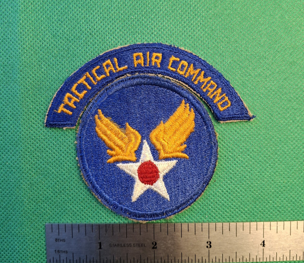 US Army Air Force Early Post WW2 Tactical Air Command Tab Patch