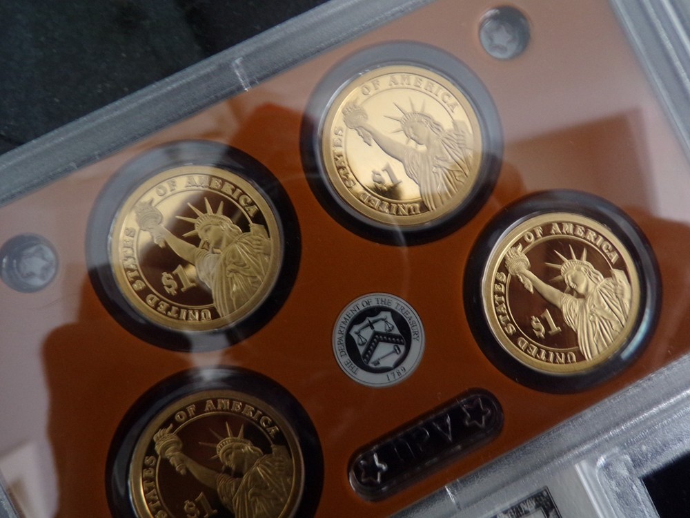 2012 s Silver Proof Set. Penny has nice Red Tint,