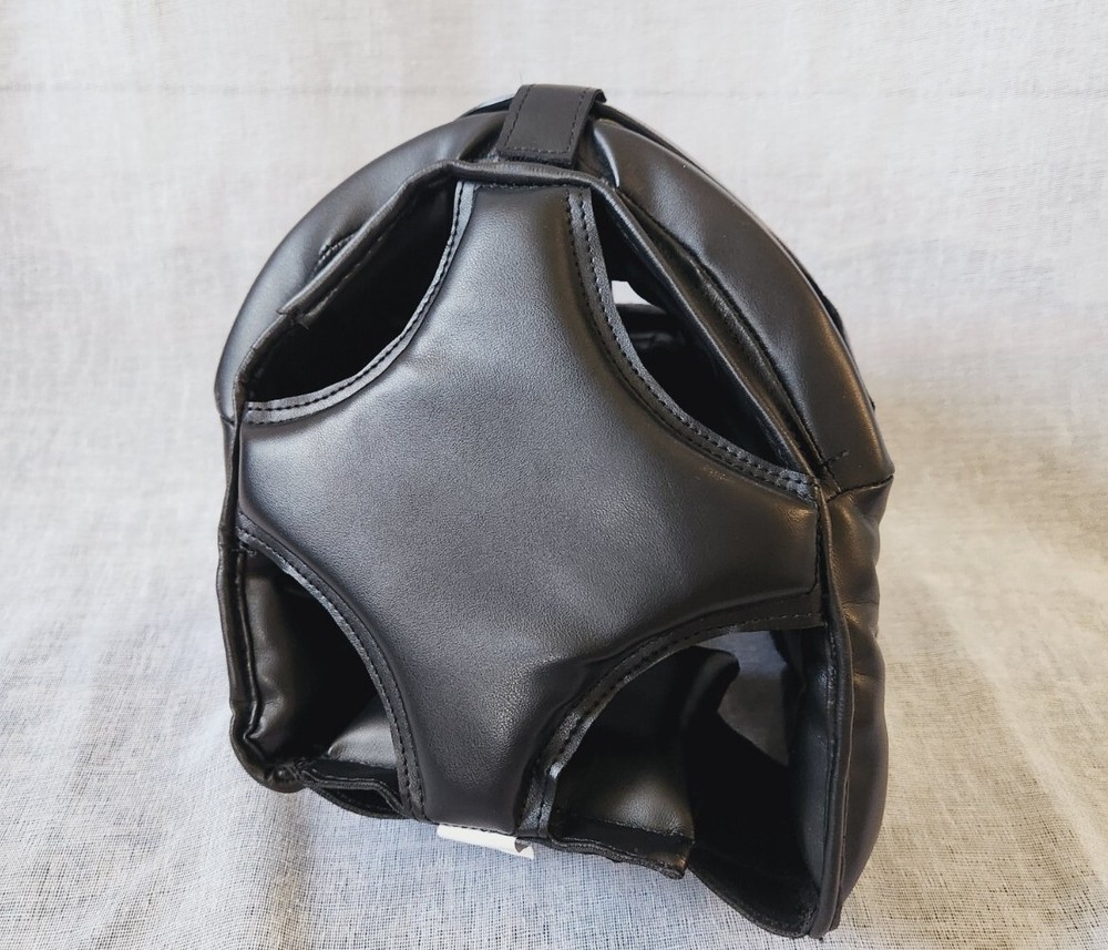 ProForce® Thunder Black Vinyl Head Guard w/ Face Shield - Small/Medium
