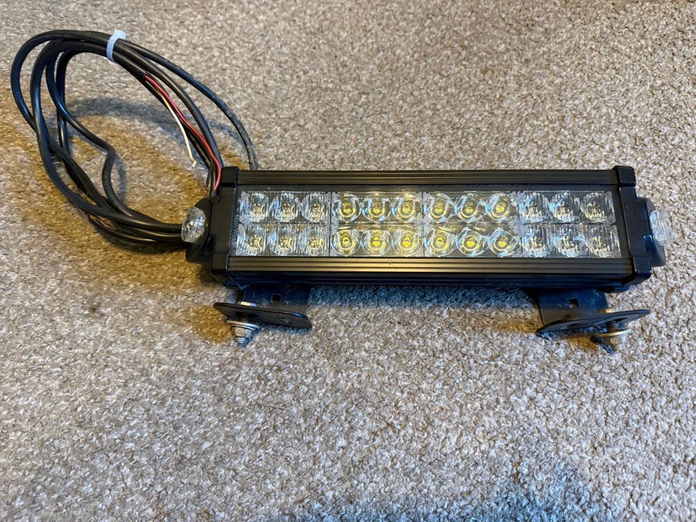 Code 3 R/W 14" LED Flood & Spot Work Light Firefighter Off Road CD9215 Whelen