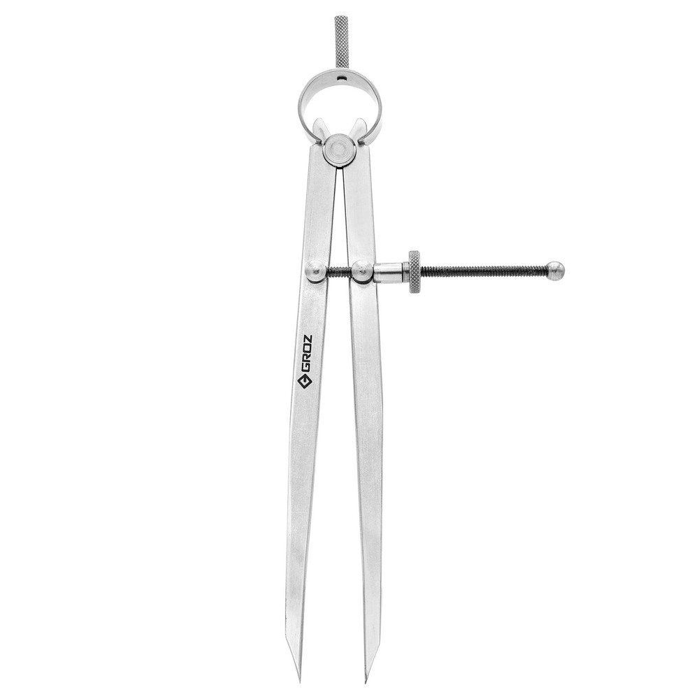 Groz 01423 8" Spring Divider, Matte Finish, with Solid Nut 8 Inch