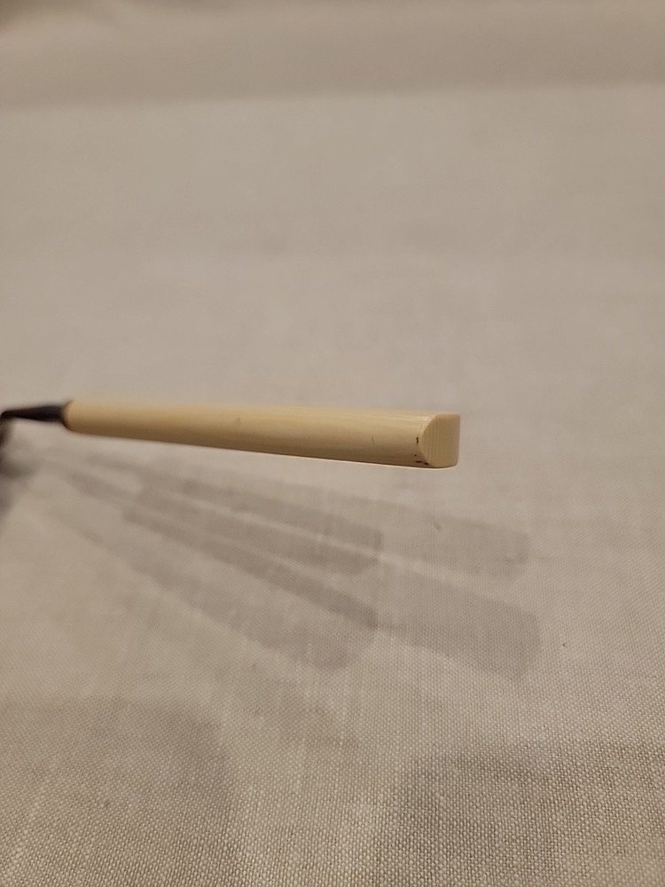 Vintage 8” Bakelite Meat Fork Butterscotch Handle