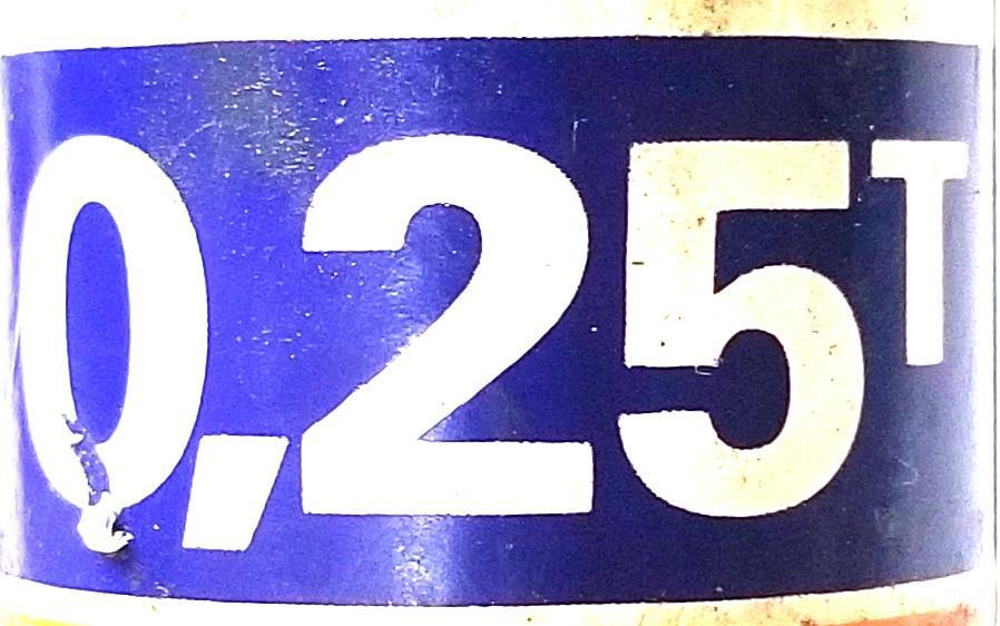 SWL Hoist Hook 0.25T
