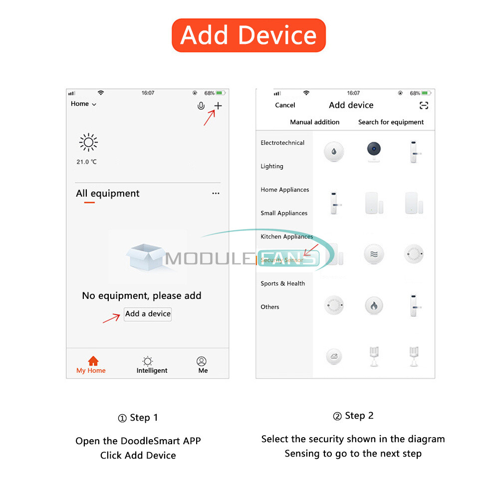 zigbee / wifi smart PIR Human Body Motion Sensor Infrared Sensor Detector Alarm