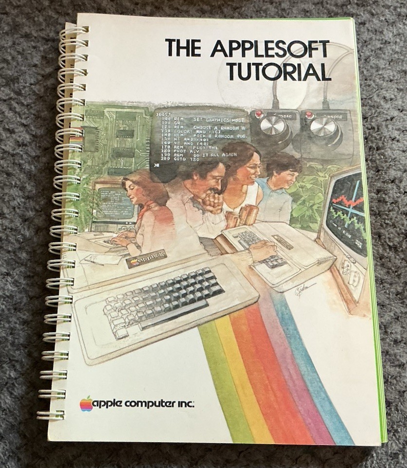 1981 The Applesoft Tutorial Manual Apple Computer Book