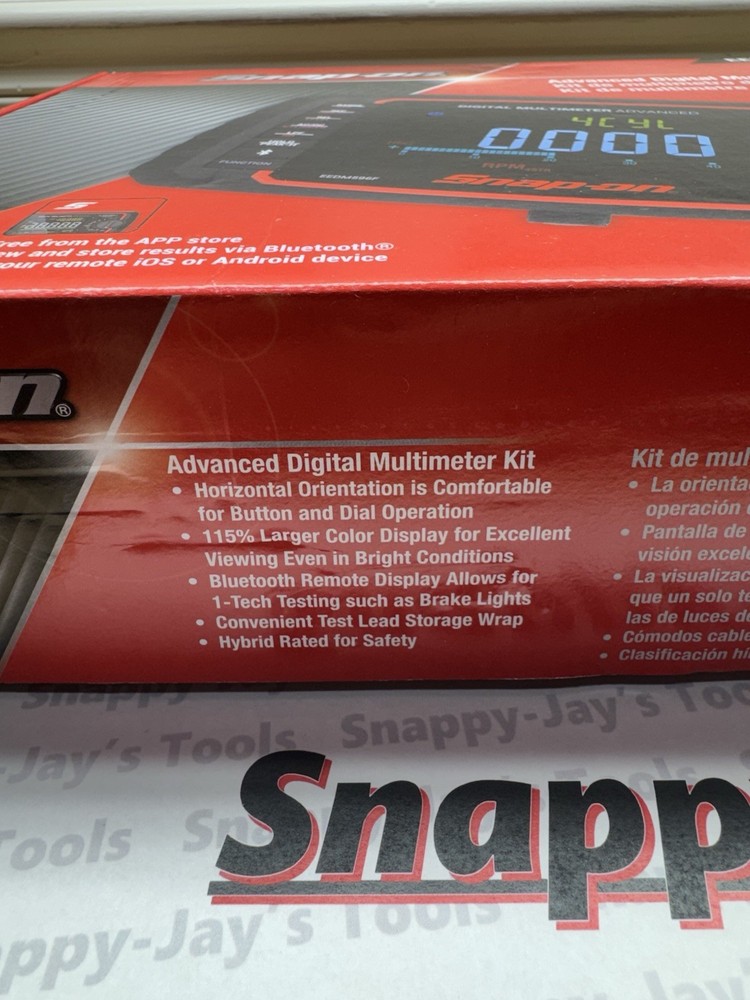 Snap-on Tools NEW Advanced Digital Multimeter Kit TRMS-APP EEDM596FK