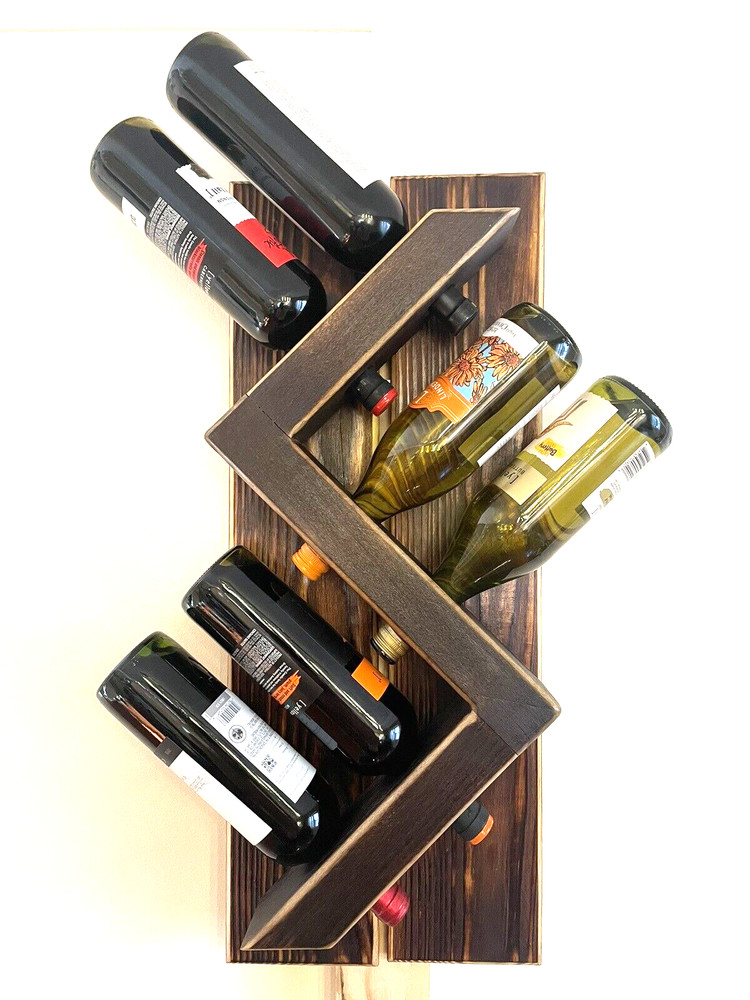 Wine Rack Rustic HandMade From Wood Very Unique