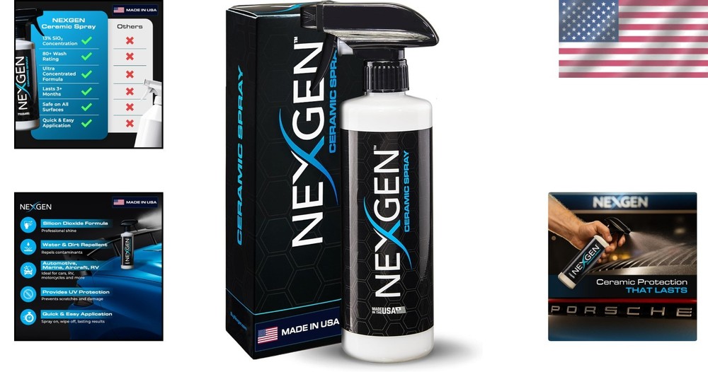 Professional-Grade Ceramic Coating Spray 16oz