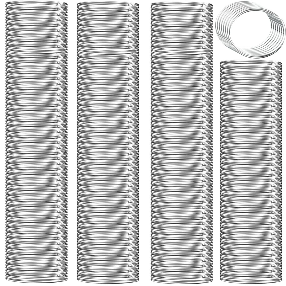 900PCS Split Key Rings Bulk for Keychain and 900PCS, Silver