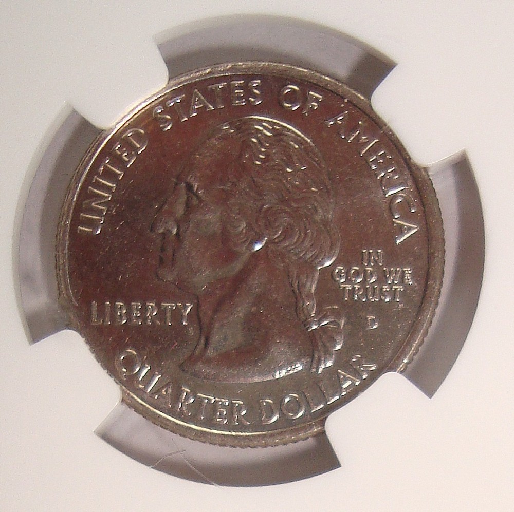 2004-D Wisconsin Extra Leaf Low State Quarter Error NGC MS61