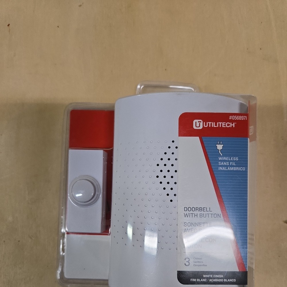 UTILITECH UT-7377-04 Wireless Doorbell with Button S13