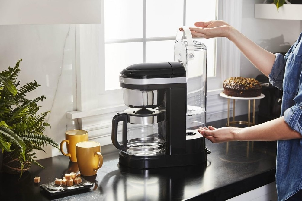 KitchenAid 12-Cup Drip Coffee Maker with Spiral Showerhead and Programmable Warm
