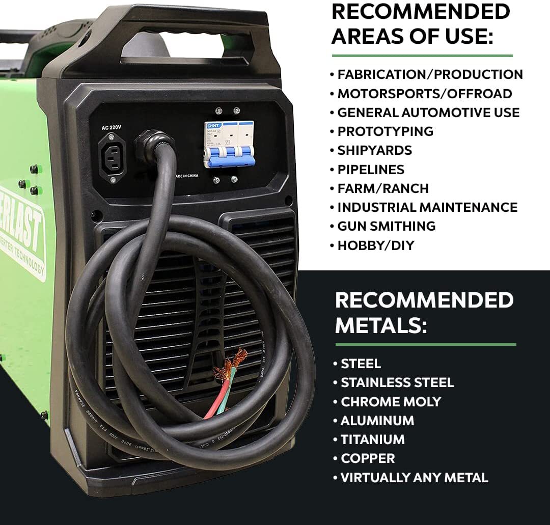 NEW Everlast PowerTIG 250EX GTAW-P 250AMP ACDC TIG STICK and PULSE WELDER