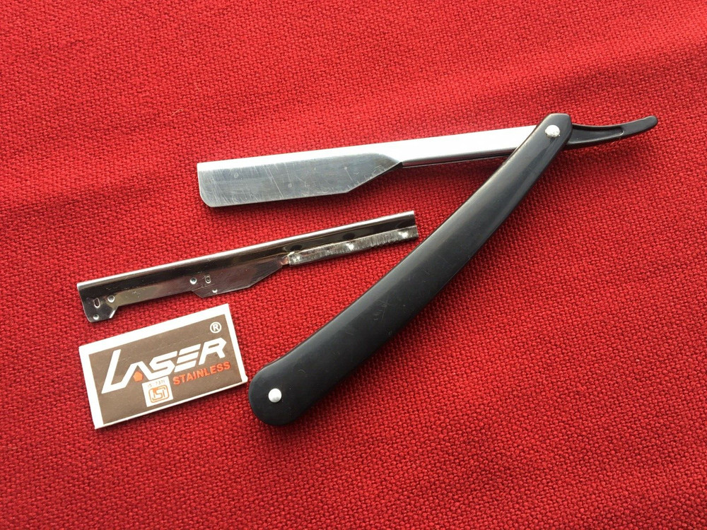 Vintage USSR Straight Razor Replaceable Disposable Blades
