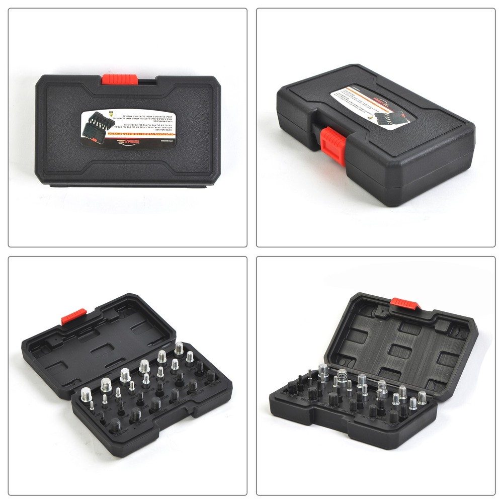 26 PC Nut and Bolt Thread Checker Set Individually Assembled Bolts Sizing Gauges