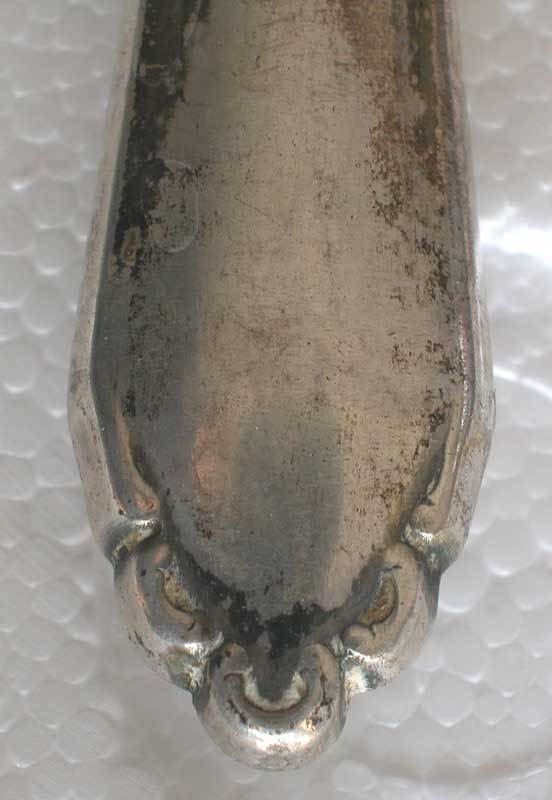 A FINE SET OF 6 SOLID SILVER GERMAN KNIVES
