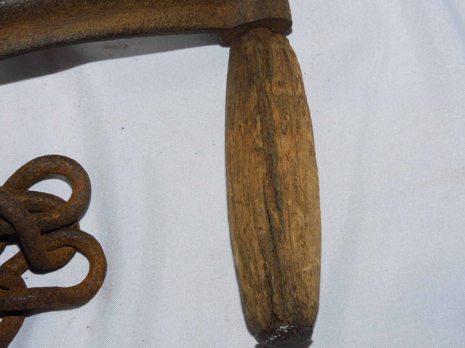 ANTIQUE 1880'S COME ALONG WINCHE HOIST - DATED JULY 3RD,1881