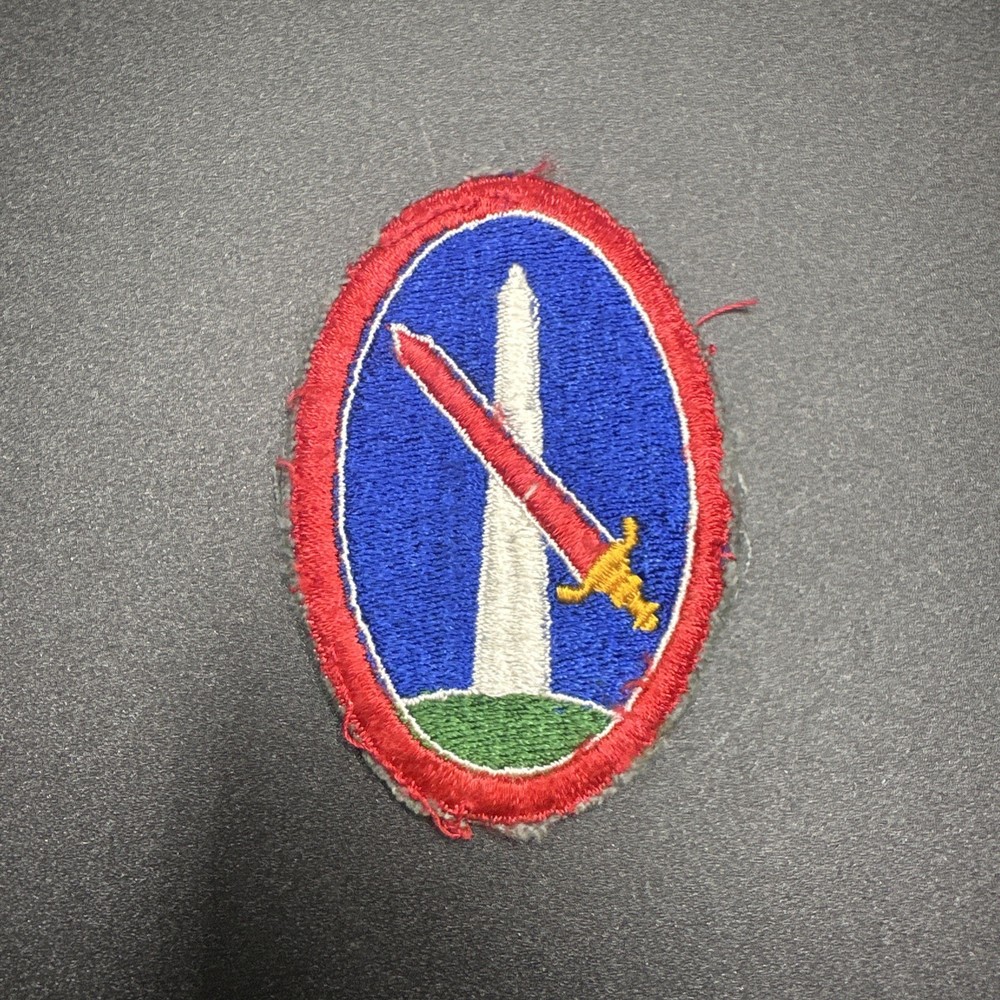 WWII US Army Washington DC Military District Patch 1940’s