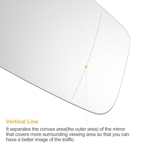 Pair Car Rearview Left Right Side Mirror Glass Replacement W/Backing Plate