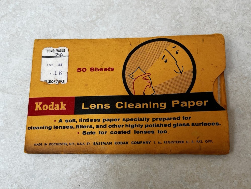Vintage Kodak Cleaning Paper