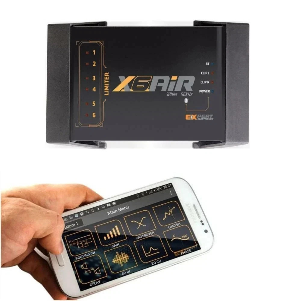 Expert Electronics X6 Air Bluetooth DSP - 32 bits 96KHz Digital Audio Processor
