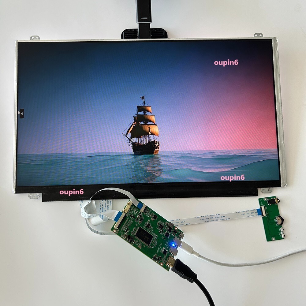 PS Screen 15.6" 1366X768 panel PC LED DIY + EDP Controller board KIT Type-C