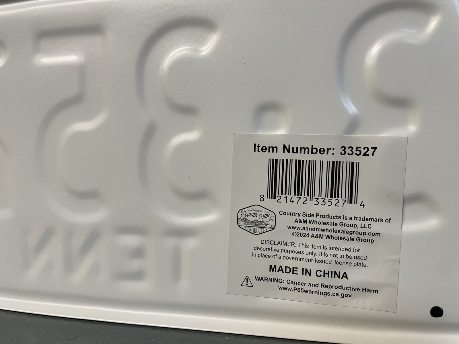 REPRODUCTION 1951 Tennessee License Tag TN Knox Vols & Vanderbilt Score Plate