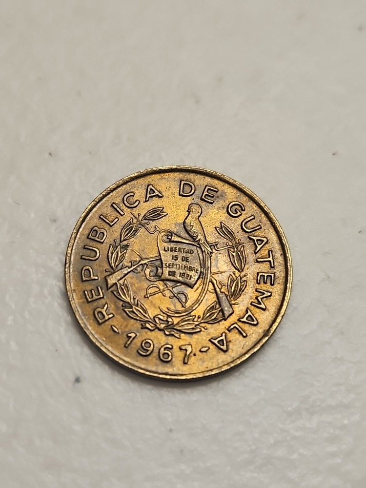 Coin Guatemala 5 Centavos 1967