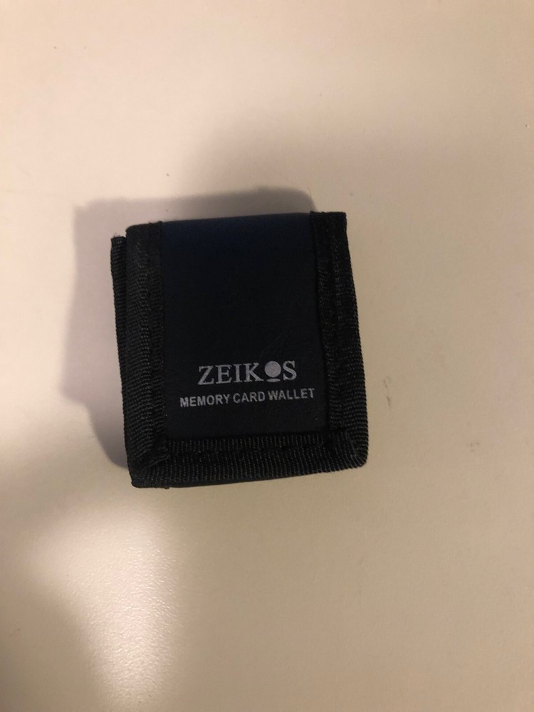Zeikos memory Card Wallet - approx. 2" x 2.5"  -Extended 7.5"