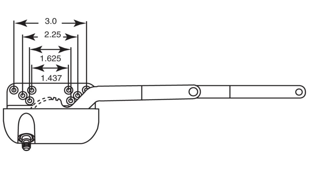 Prime-Line TH 24176 Truth Hardware White Casement Window Operator Left Hand