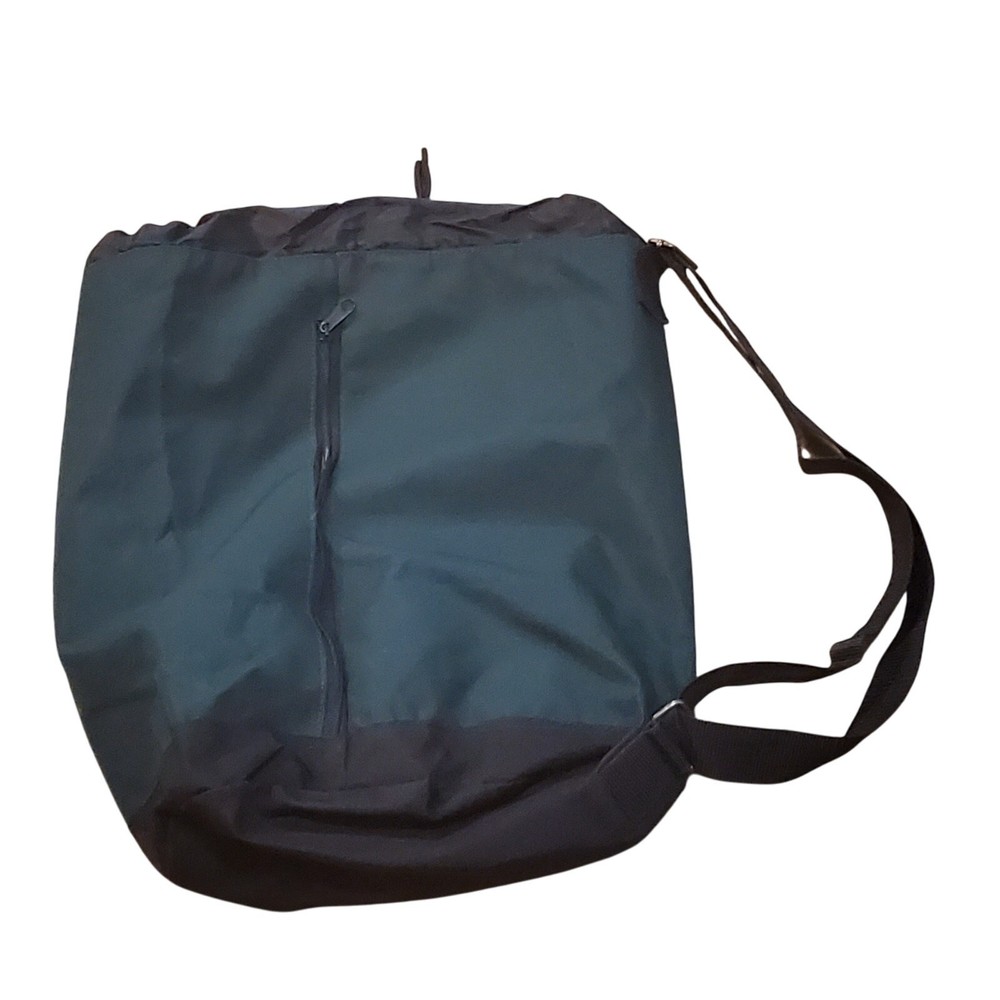 Green Drawstring Single Strap Back Pack 18" x 15"