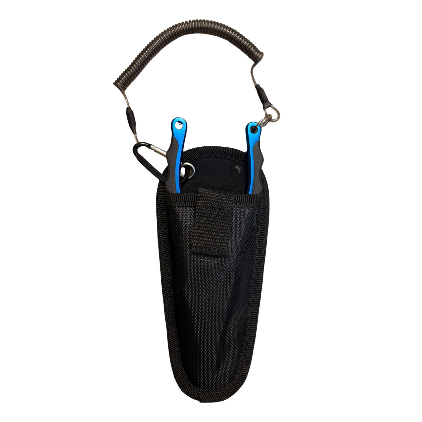 7" Aluminum Fishing Pliers w/ Tungsten Carbide Cutters Sheath Lanyard