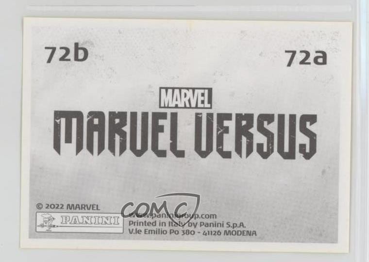 2022 Panini Marvel Versus Stickers Iron Man #72 e6j