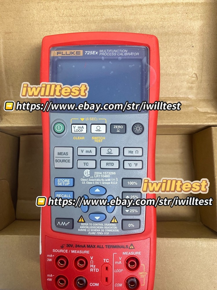 Fluke 725EX Multi-Function Process Calibrator Fluke725EX USED *IW