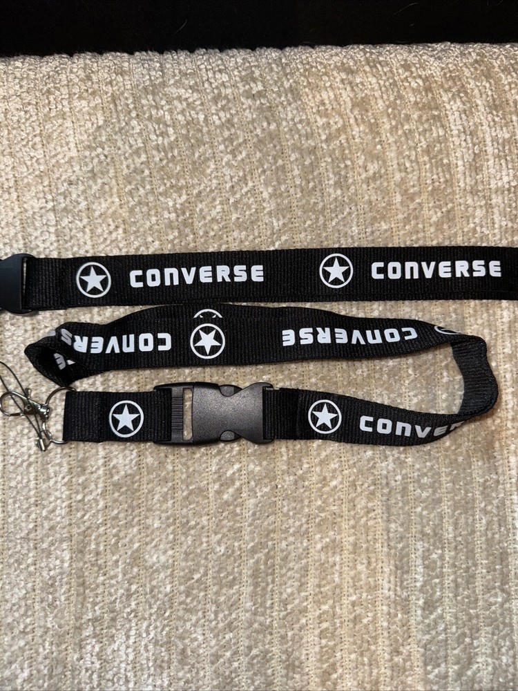Converse Lanyard Black or Red Leave note