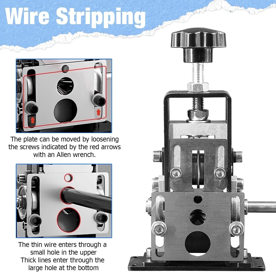 Automatic Copper Wire Stripper Machine, Pelador de Cable Electrico, Drill Pow...
