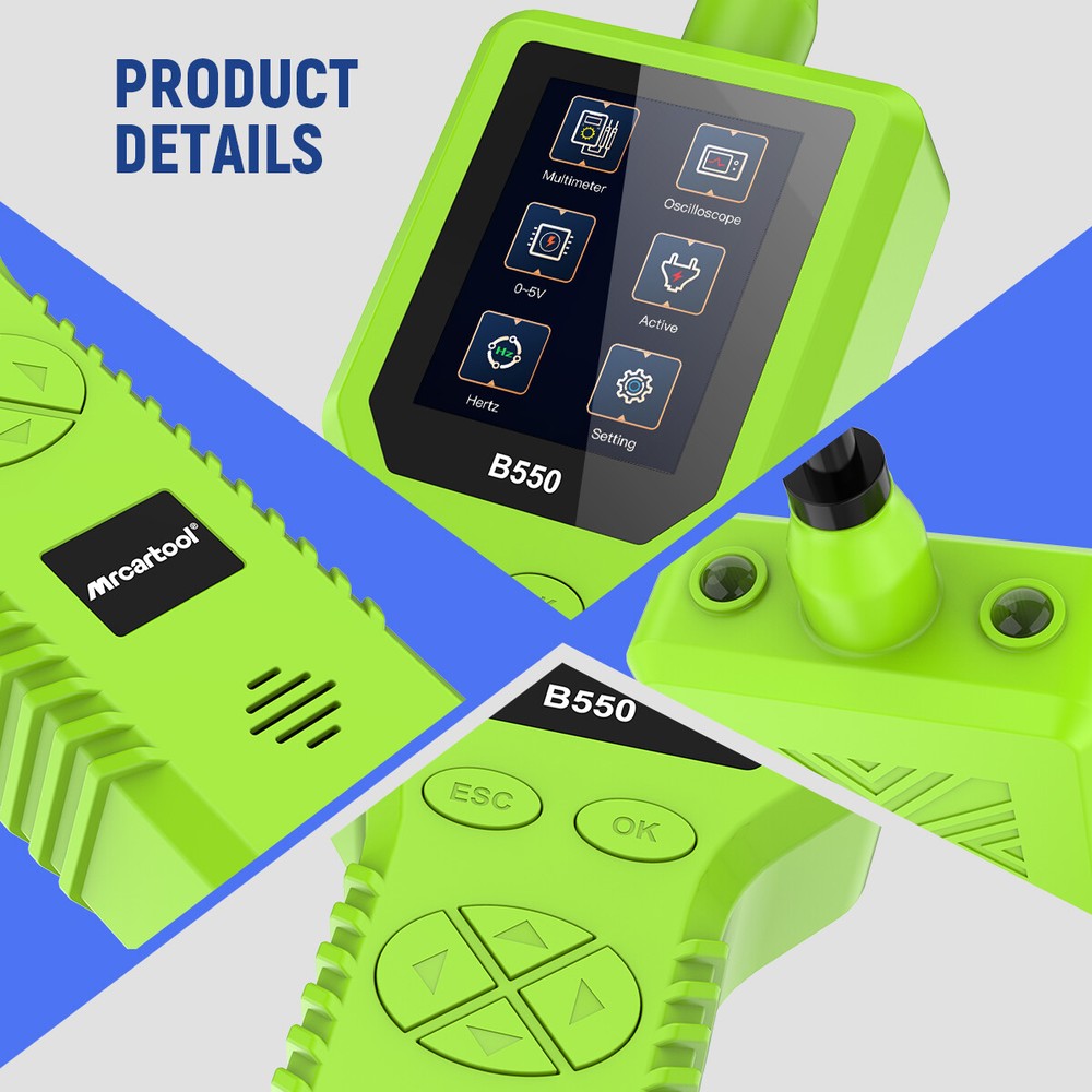 12V/24V Car Circuit Tester Electrical System Voltage Tester AVOmeter Multimeter