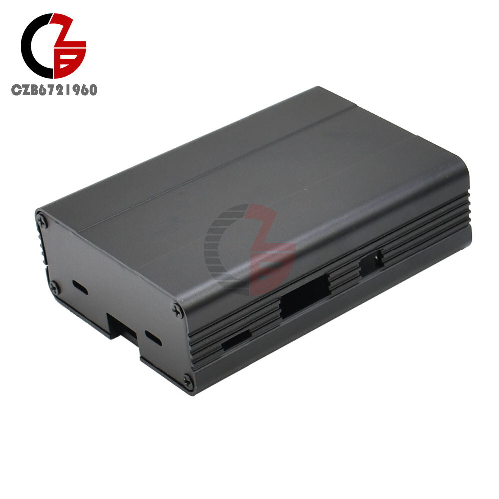 Premium Aluminum Alloy Metal Case Shell Enclosure Box For Raspberry Pi 3 Model
