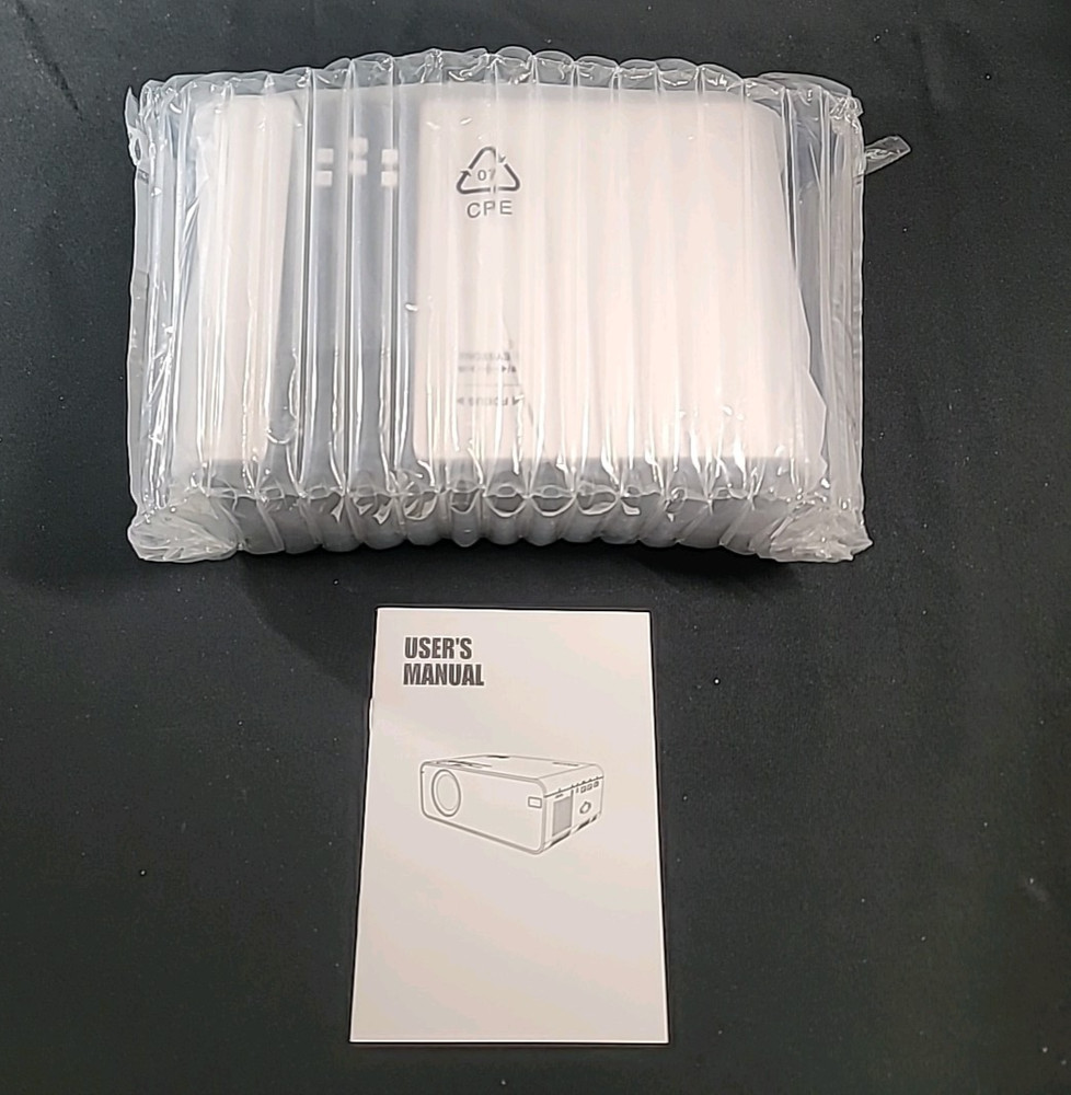 LED Source White Portable LED Projector With Higher Resolution + Brightness