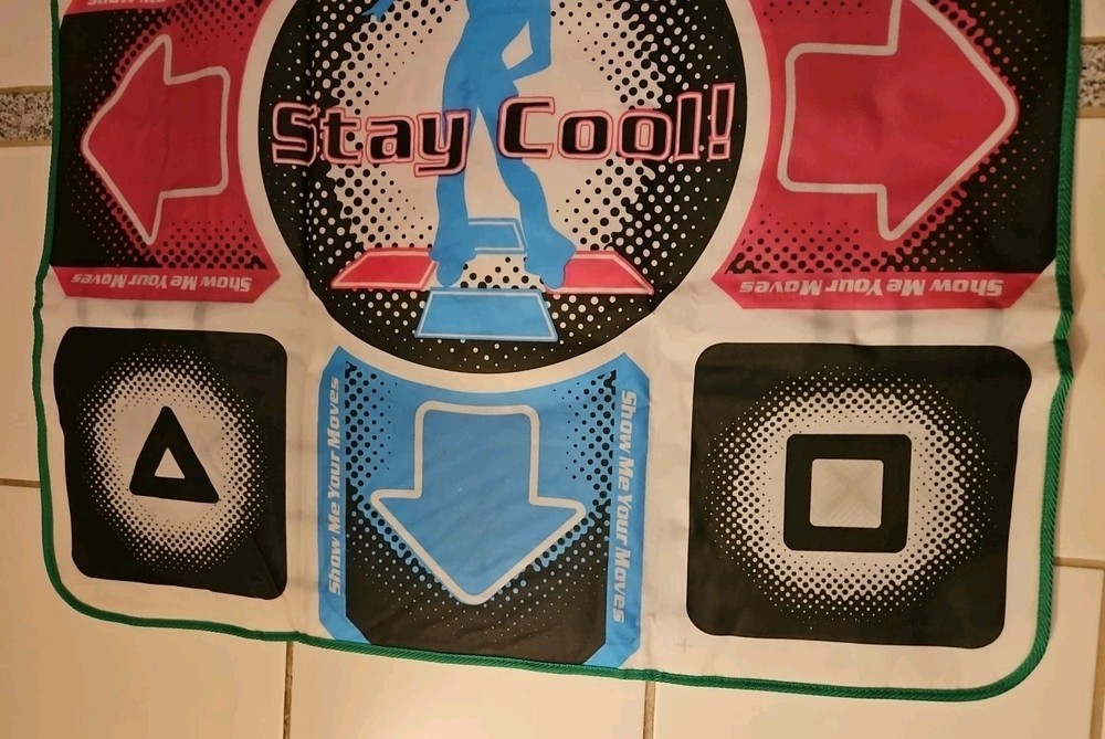 Dance Dance Revolution PlayStation PS2/DDR Mat Controller- Tested- Nice Shape