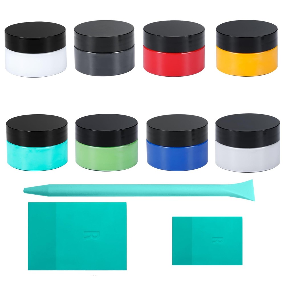 Chalk Paste Paint Set with 3 Silicone Squeegees | Stencil Paint & Silk Screen...
