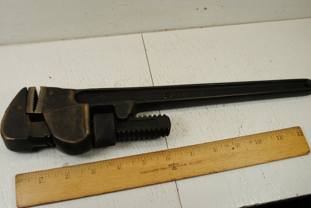 Ampco No.W-212 Brass 14" Pipe Wrench